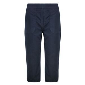 Weird Fish Womens/Ladies Anyar Ripstop 3/4 Length Pants / Navy